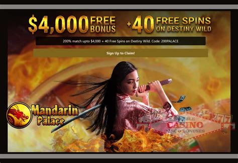 mandarin palace match bonus.